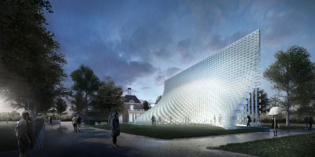 Serpentine Pavilion 2016 designed by Bjarke Ingels Group (BIG) Design render © Bjarke Ingels Group (BIG)